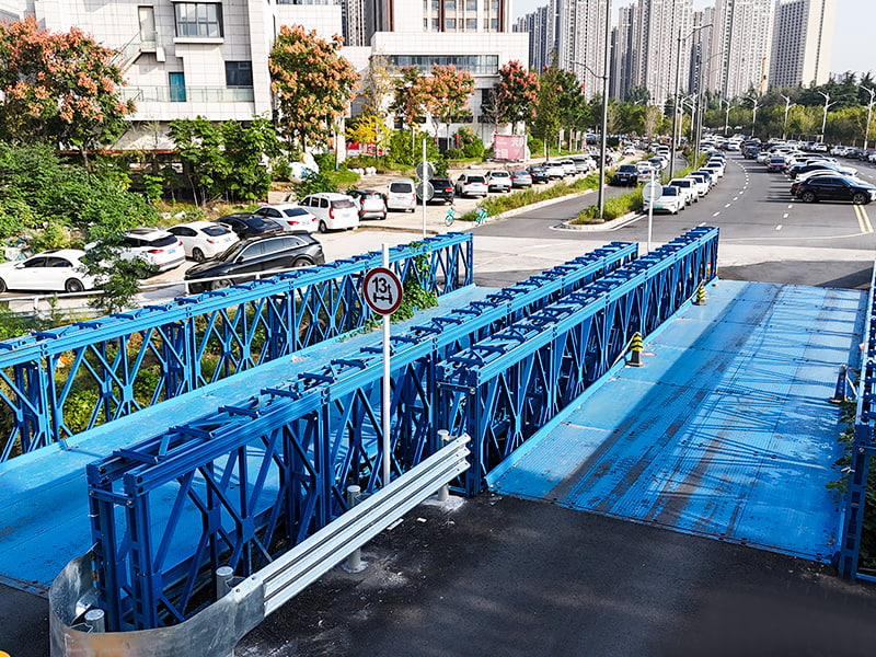 CB 200 Bailey Bridge Двухполосный однослойный двухрядный армированный мост Bailey Bridge